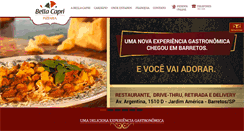 Desktop Screenshot of bellacapri.com.br